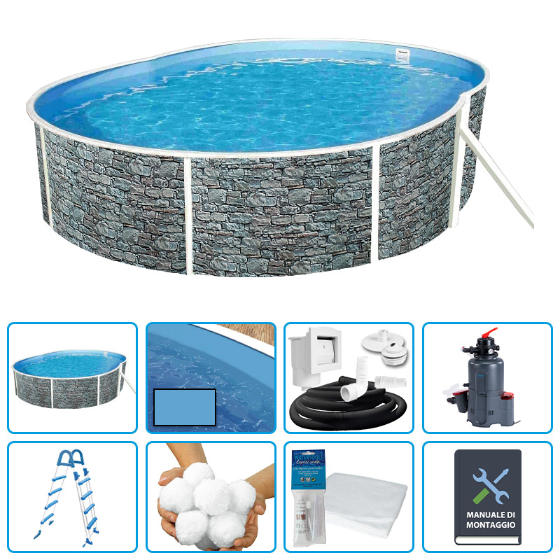 kit pro piscina con zanche